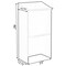 Basicwise Standing Floor Podium with Storage for Church, School, Office or Home, White QI004421.WT - alternate 7
